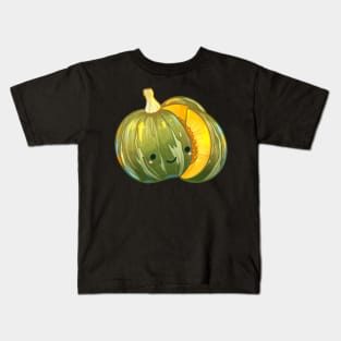 Cute Kabocha Squash Vegetable Kids T-Shirt